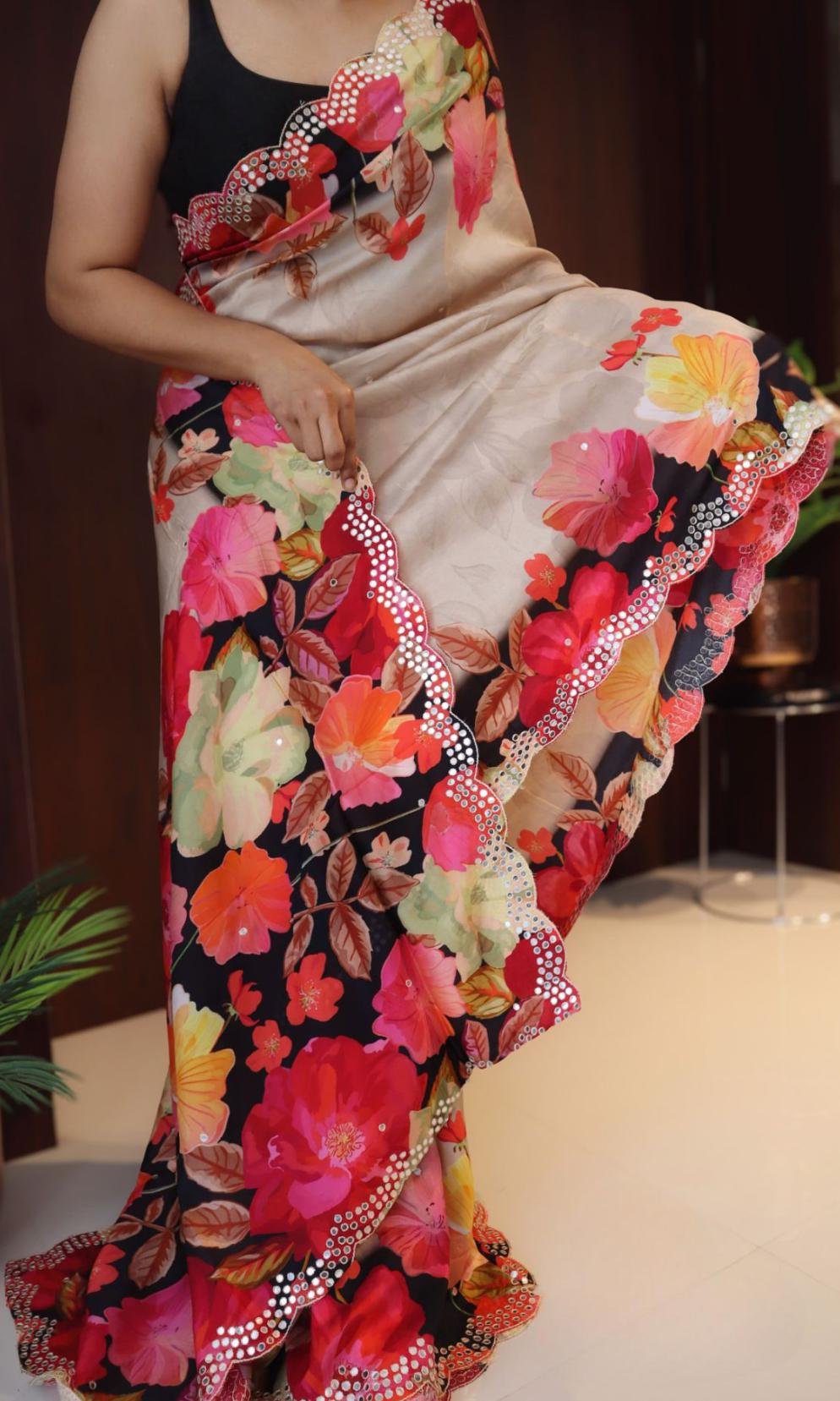 New Tussar saree 1 New Tussar saree