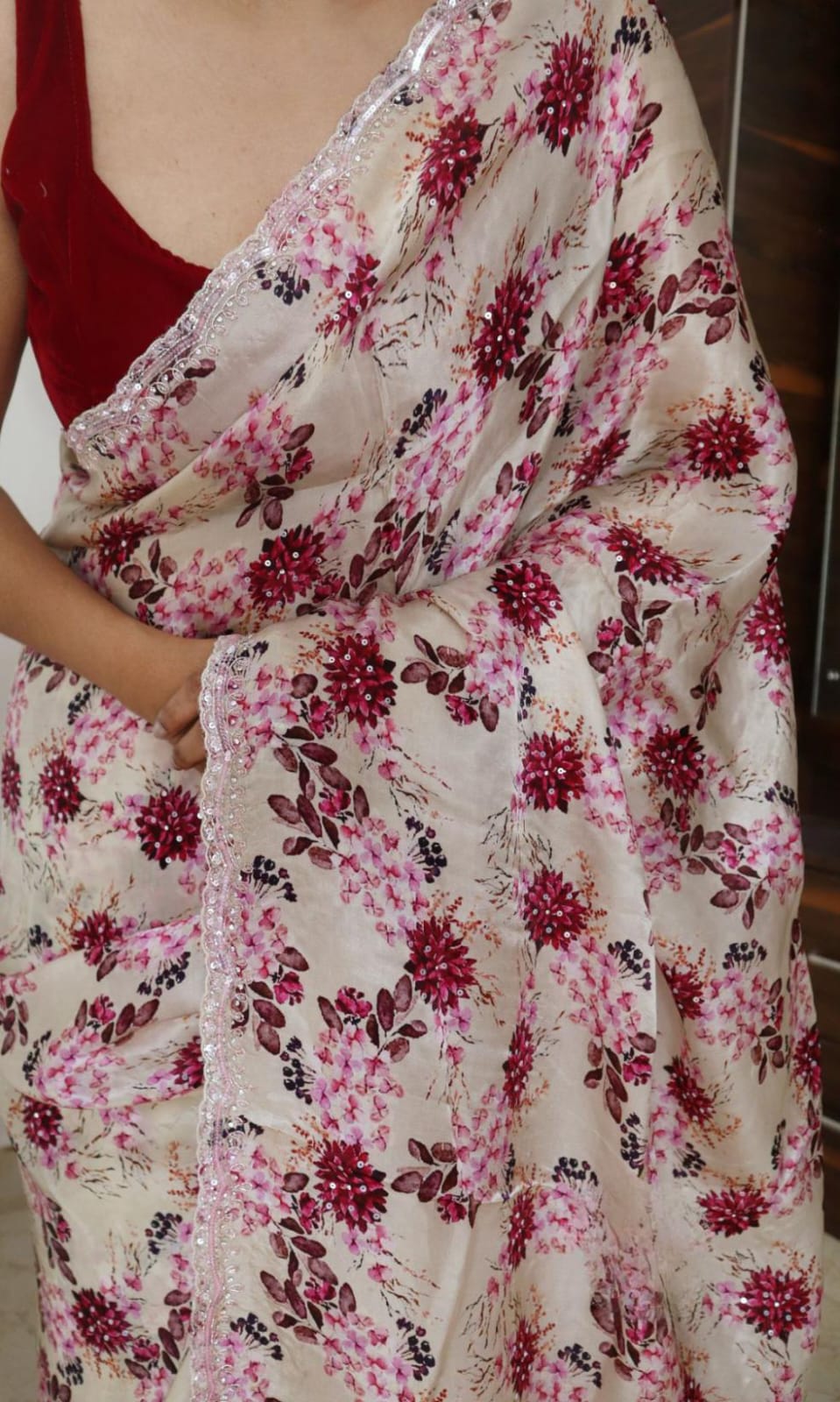 Pure Mysore crepe silk sarees 6 Pure Mysore crepe silk sarees - Image 6