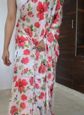 Pure Mysore crepe silk sarees