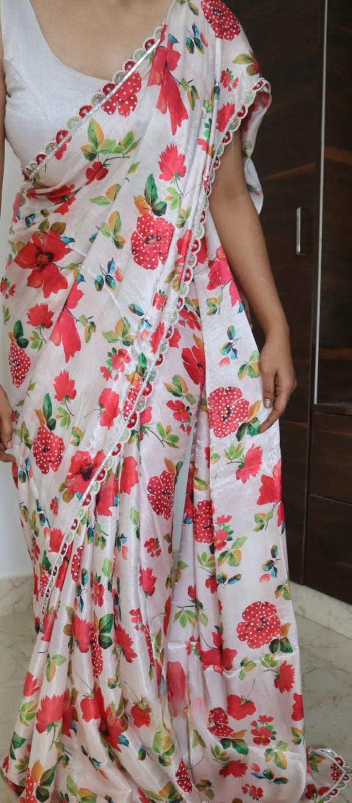 Pure Mysore crepe silk sarees 2 Pure Mysore crepe silk sarees - Image 2