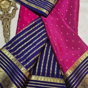 New Pure crepe Mysore silk sarees Butta style Rich pallu Silk Mark certified For More Collections Pure Mysore Silk Saree Policy Return & Refund Shipping Information Time of Delivery Facebook FB YouTube YouTube Intagram Instagram Join WhatsApp WhatsApp Silk Mark Sarees