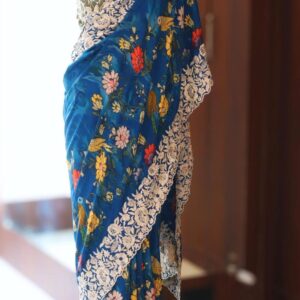 Pure crepe silk sarees