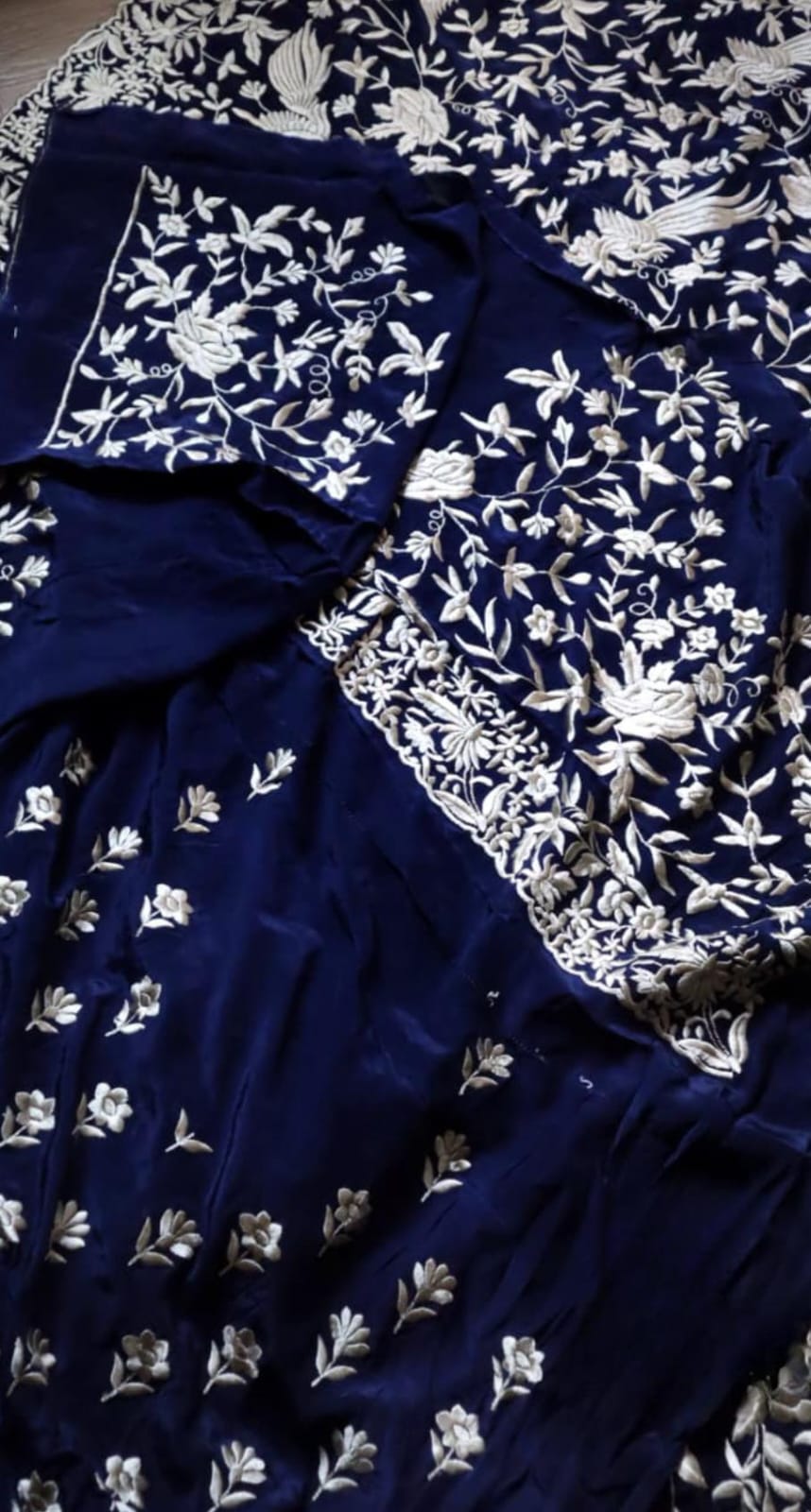 Pure crepe silk sarees 7 Pure crepe silk sarees - Image 7