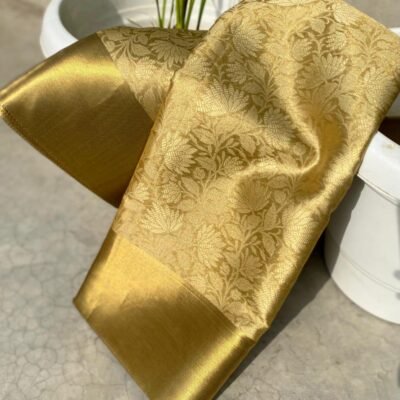 Banarasi premium Gold Silk Collection 