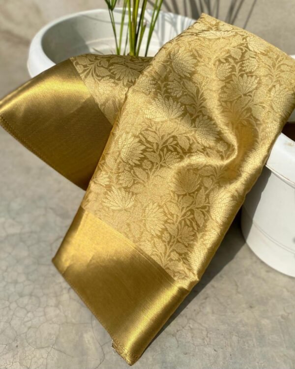 Banarasi premium Gold Silk Collection 