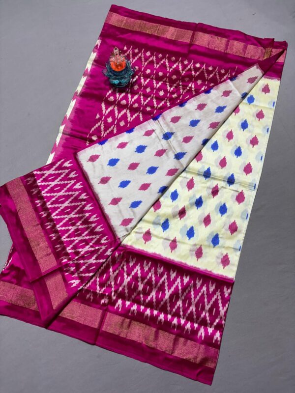 Ikkat pochampally silk sarees - Image 8