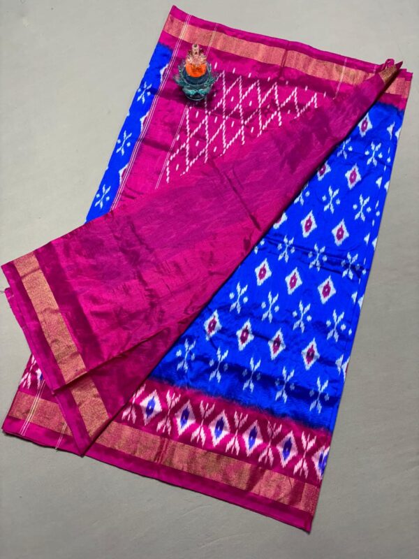 Ikkat pochampally silk sarees - Image 5