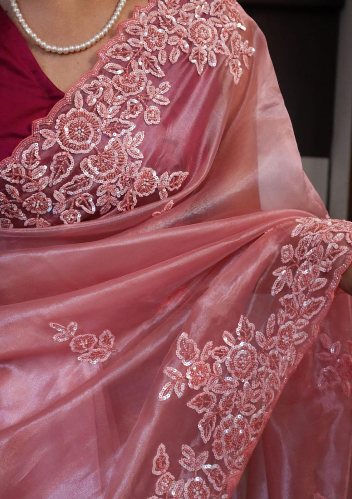 Special Organza pure silk saree 8 Special Organza pure silk saree - Image 8