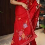 Party Wear Saree Collections – Eflina 11 Pure tussar silk sarees in silver zari