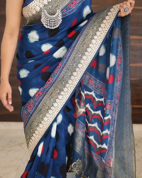Pure munga crepe silk sarees with gotapatti
