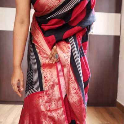 Pure munga crepe silk sarees