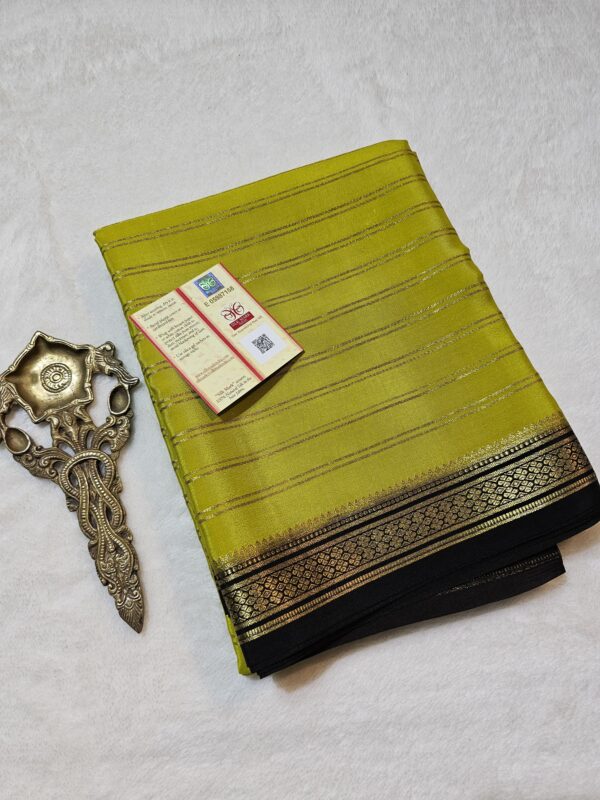 Pure Mysore Crepe silk sarees - Image 4