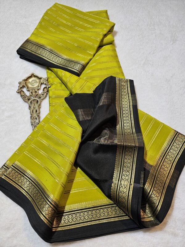 Pure Mysore Crepe silk sarees