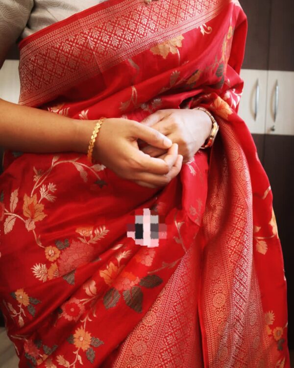 Pure moonga silk sarees