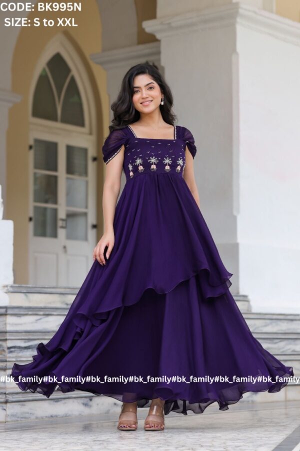 Prakshi Elegant Gown in Purple