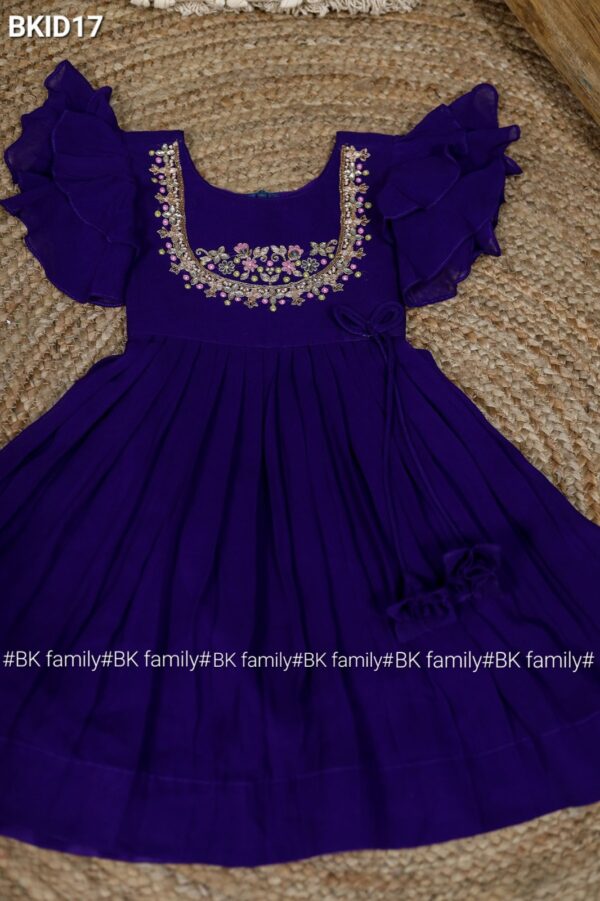 Baby Purple Lash Frock - Image 2