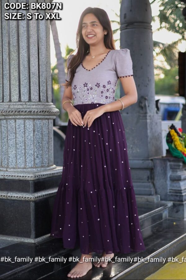 Srinika Long (Dress) in Wine