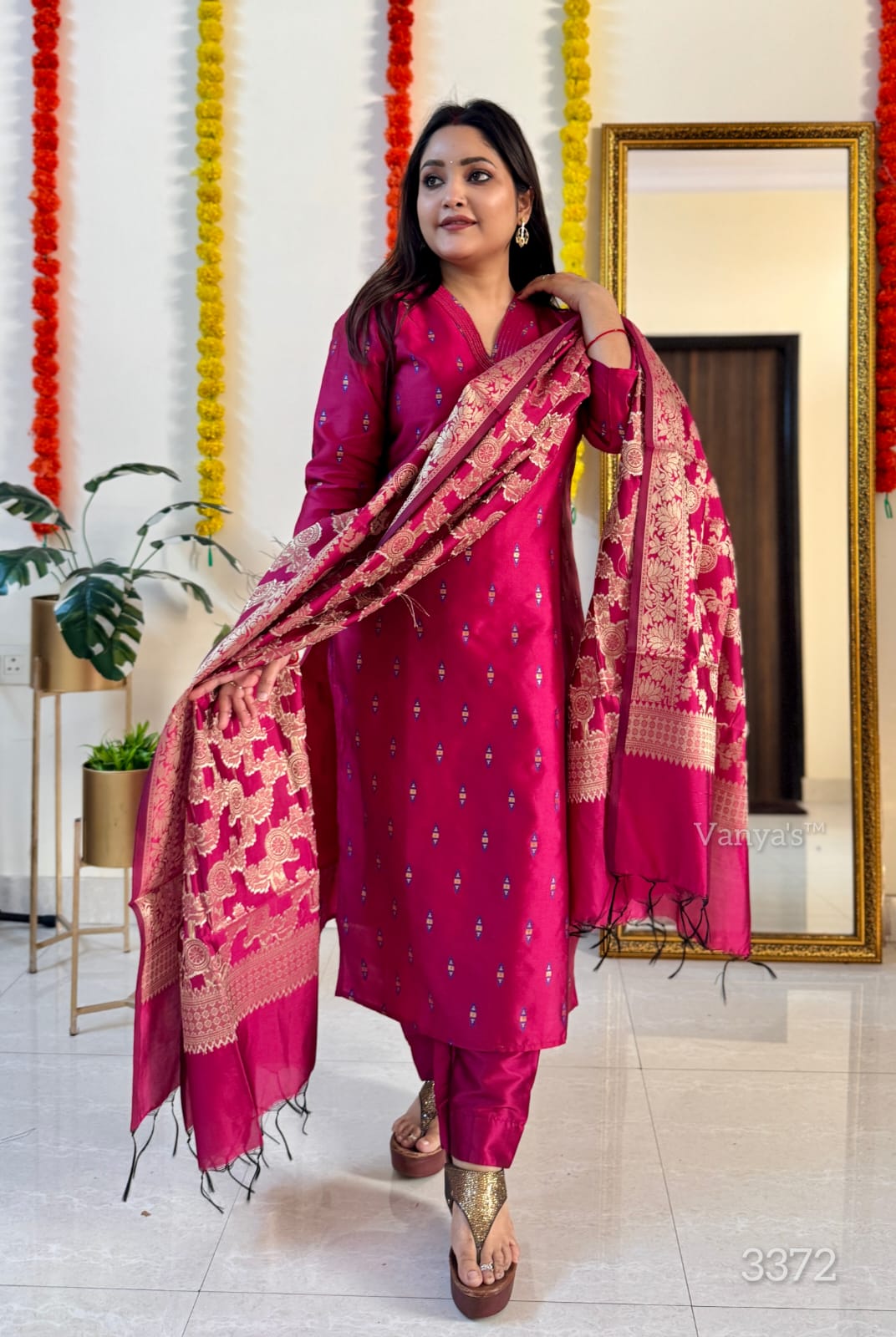 Kurta dola silk banarasi 7 Kurta dola silk banarasi - Image 7