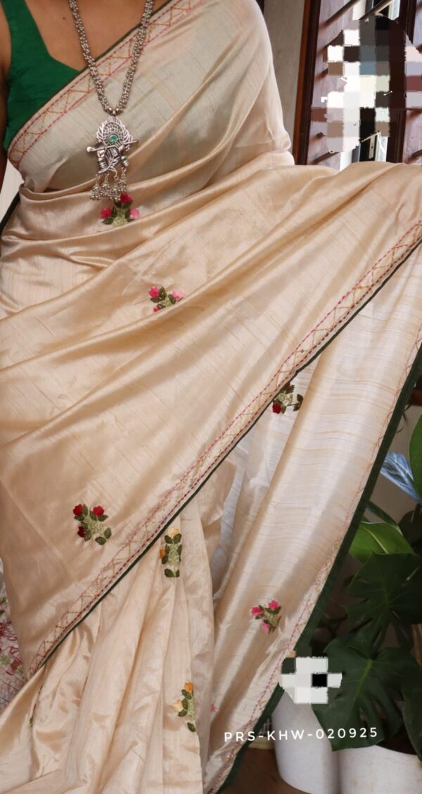 Pure tussar silk sarees - Image 3