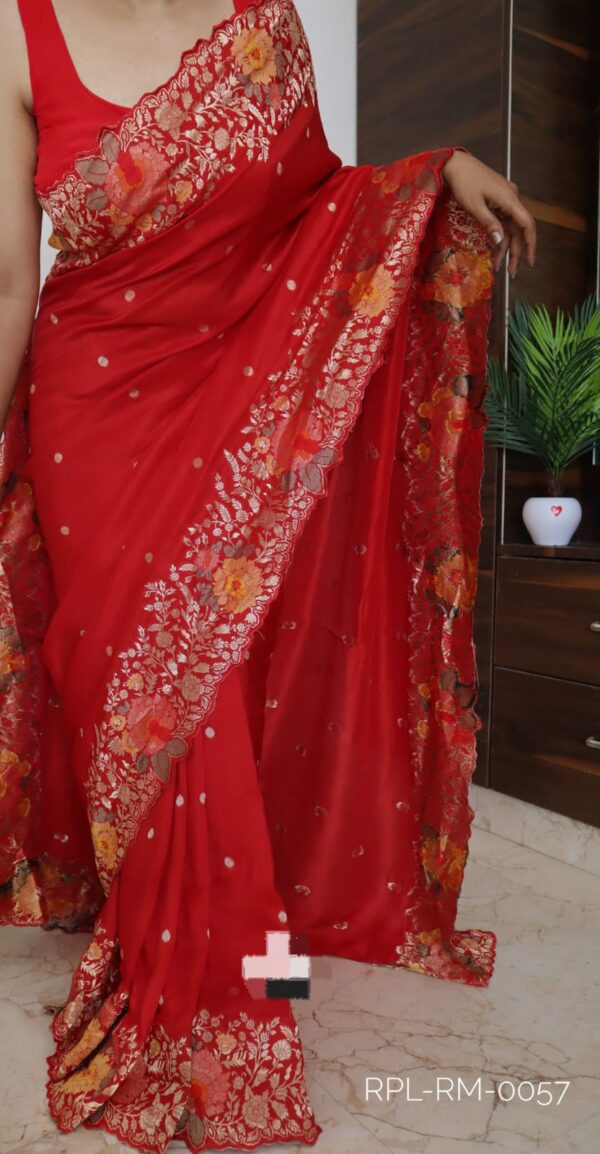 Pure Munga silk sarees - Image 7