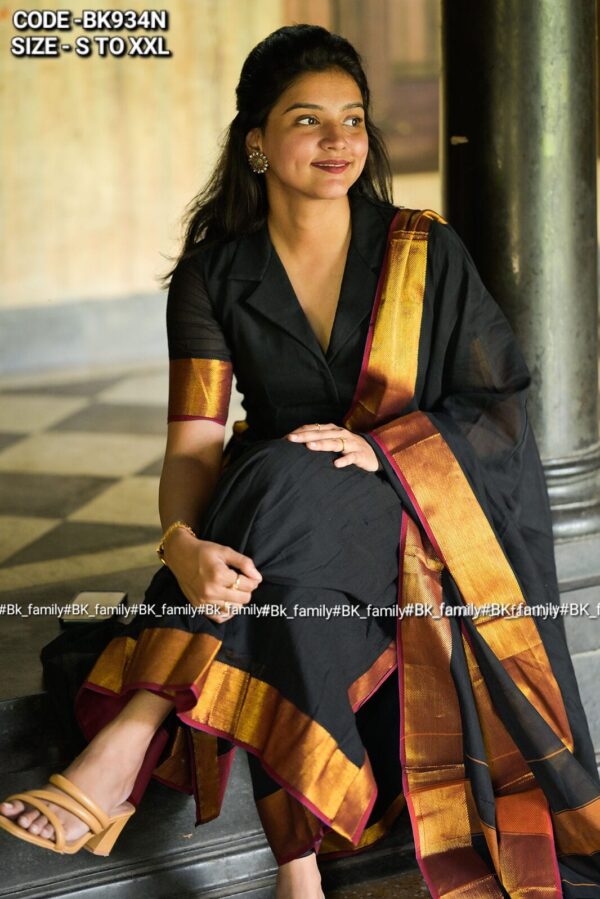 Malini Handloom Suit Set - Image 5