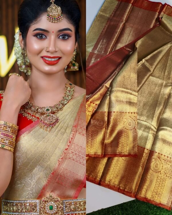 Banaras kanjivaram tissue soft silk saree