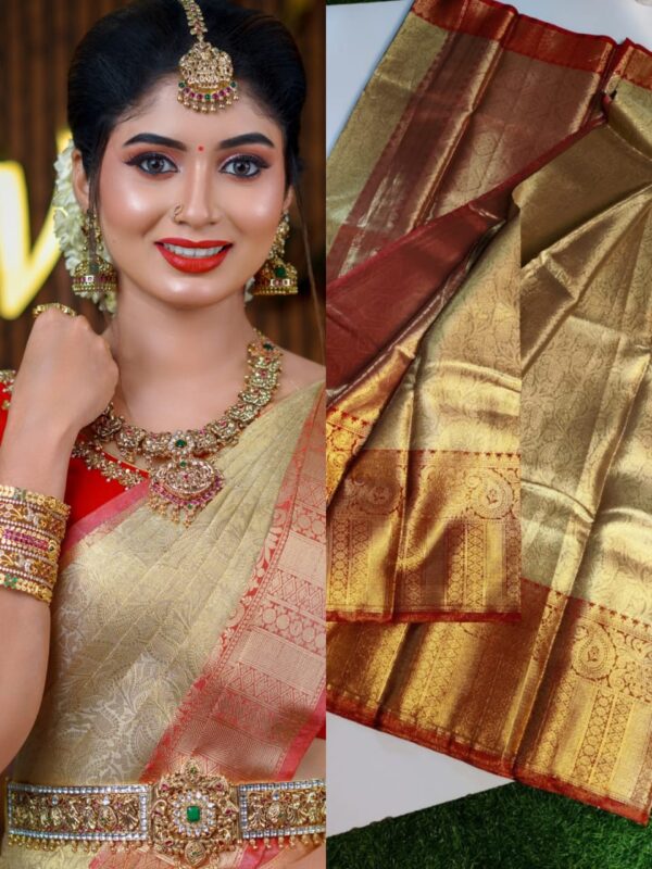 Banaras kanjivaram tissue soft silk saree