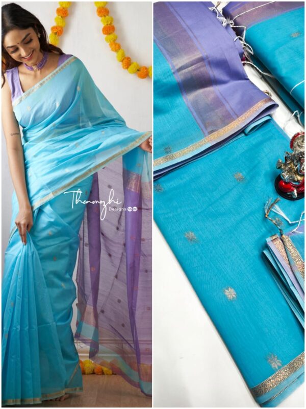 Maheshwari Silk Cotton Sarees - Image 6