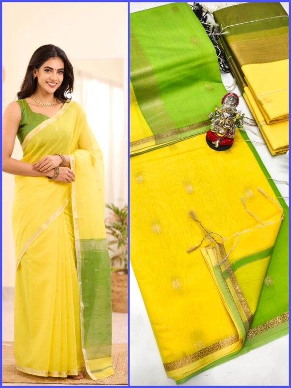 Maheshwari Silk Cotton Sarees - Image 8