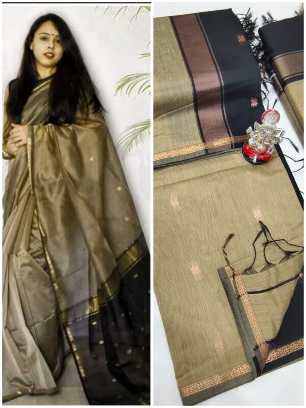 Maheshwari Silk Cotton Sarees - Image 9