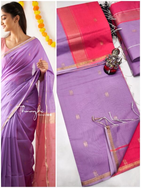 Maheshwari Silk Cotton Sarees - Image 10