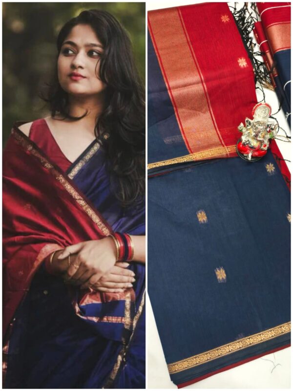 Maheshwari Silk Cotton Sarees - Image 7