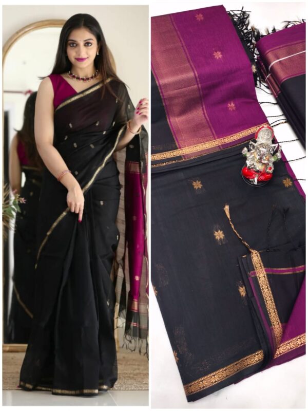 Maheshwari Silk Cotton Sarees - Image 4