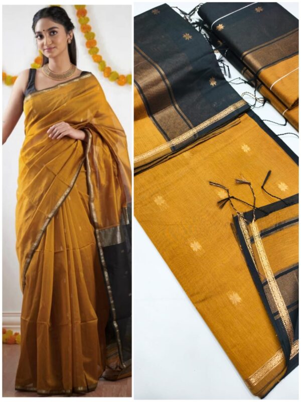 Maheshwari Silk Cotton Sarees - Image 6