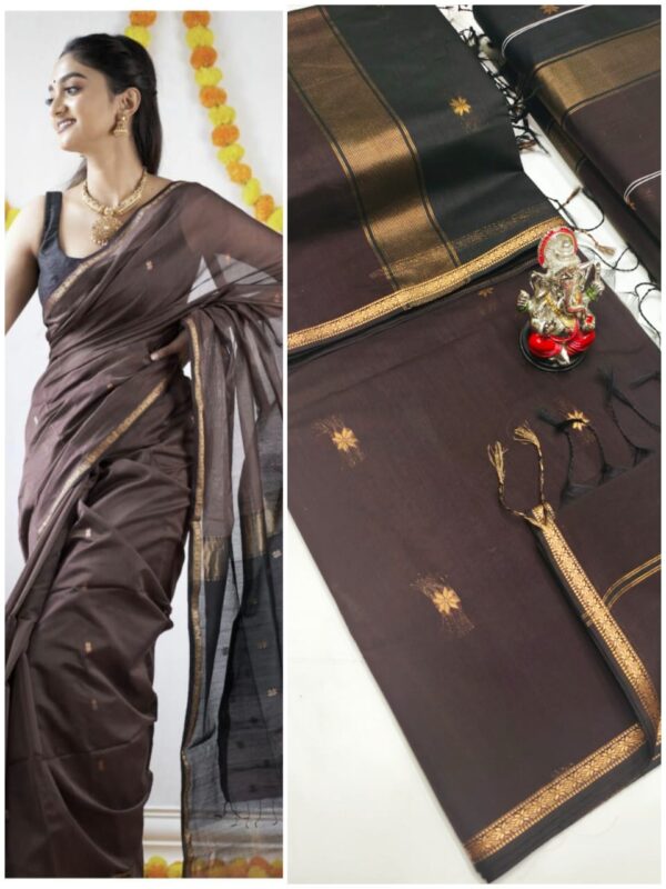 Maheshwari Silk Cotton Sarees - Image 2