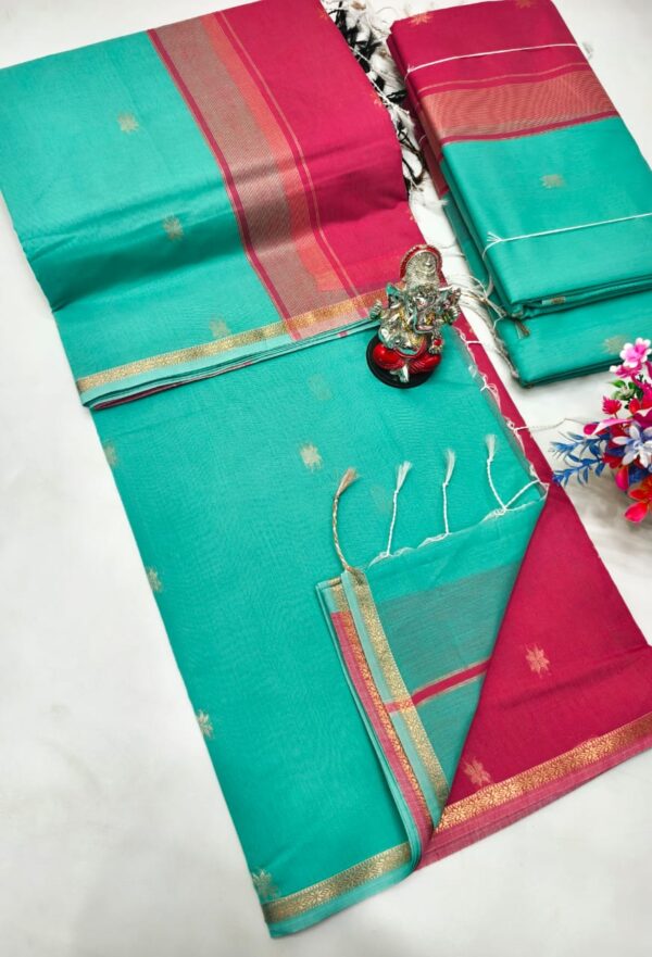 Maheshwari Silk Cotton Sarees - Image 4