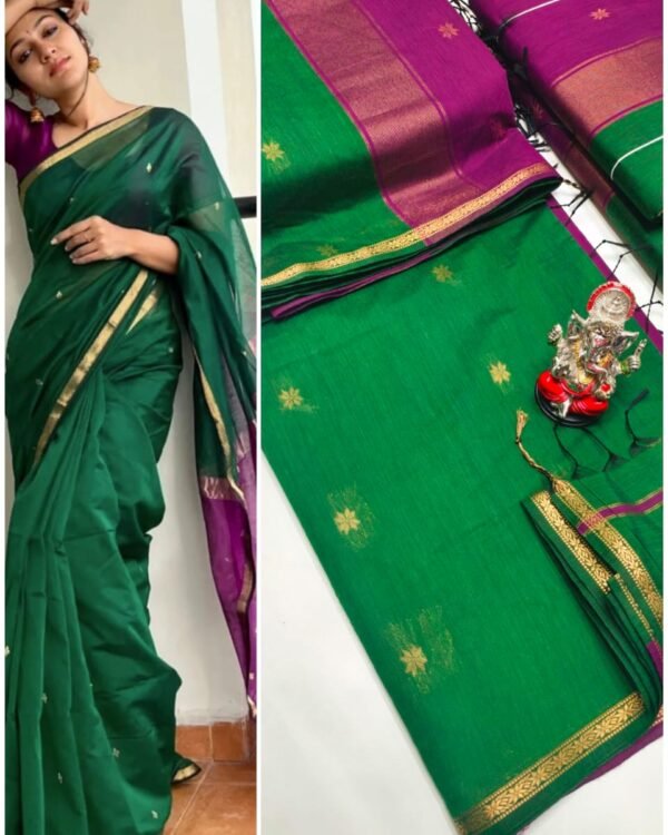 Maheshwari Silk Cotton Sarees 