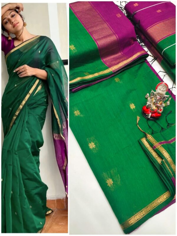 Maheshwari Silk Cotton Sarees 