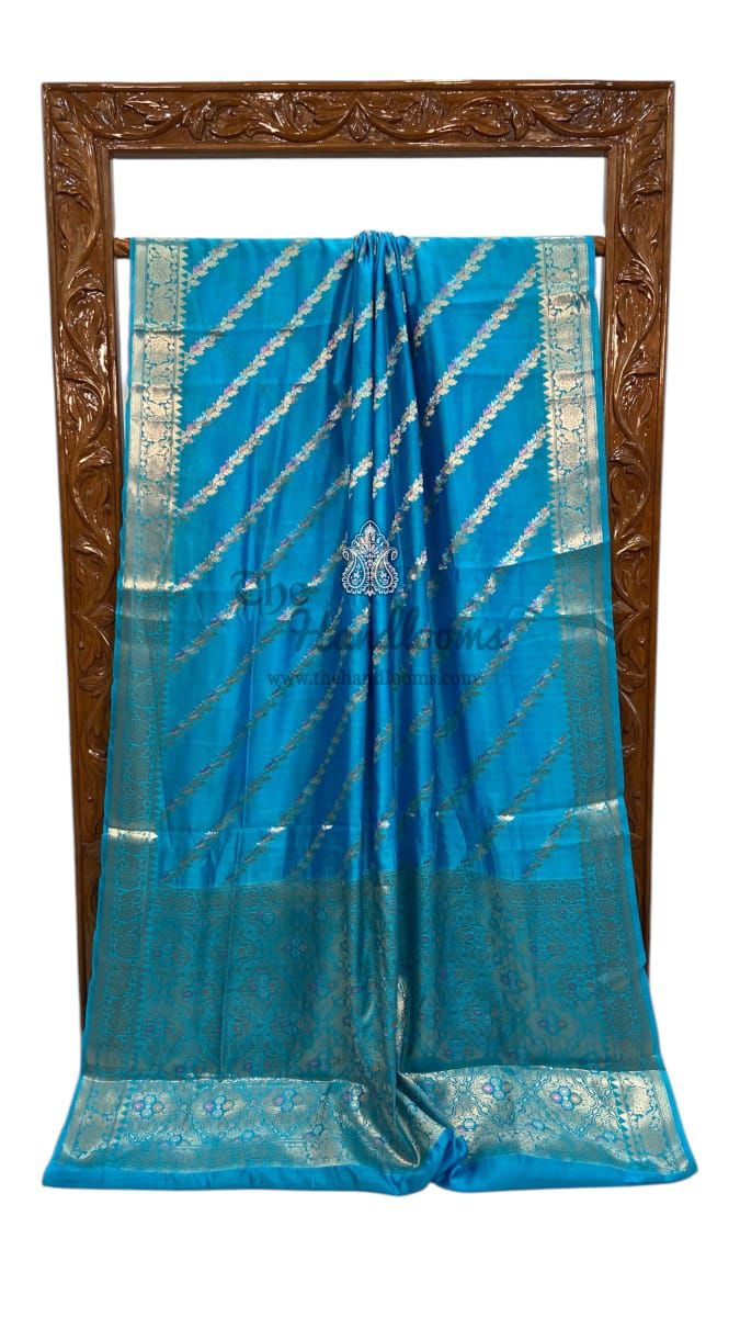 Banarasi Semi Kataan Soft Silk Saree 9 Pure Banaras katan silk handloom saree