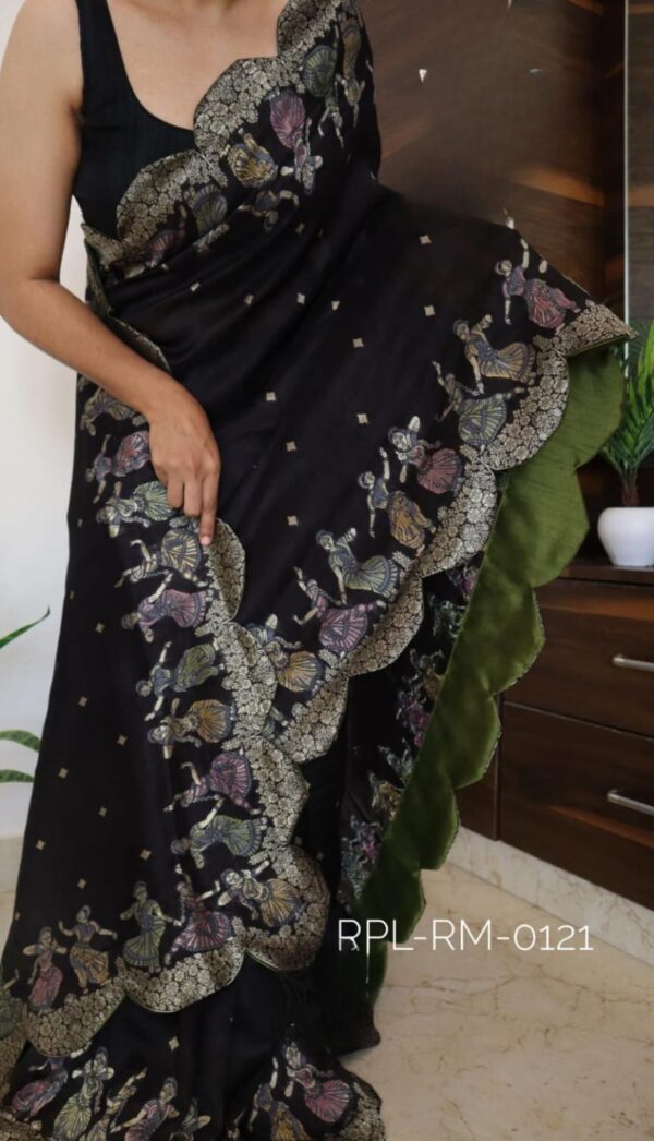 Pure Tussar silk sarees - Image 14