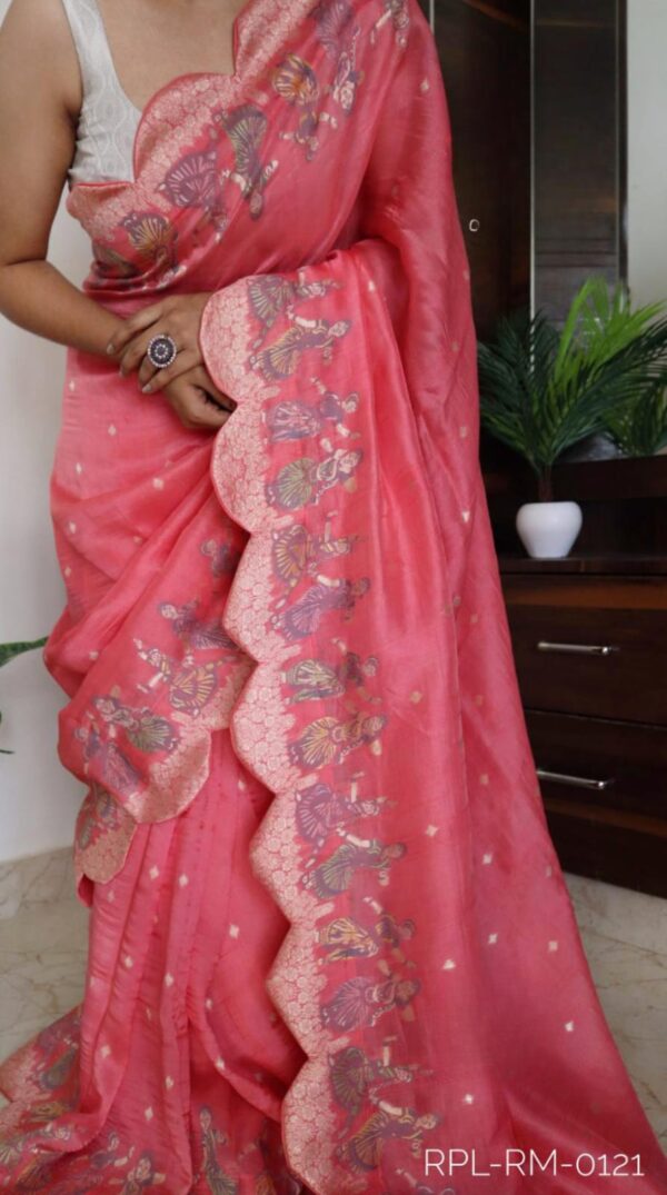 Pure Tussar silk sarees - Image 10