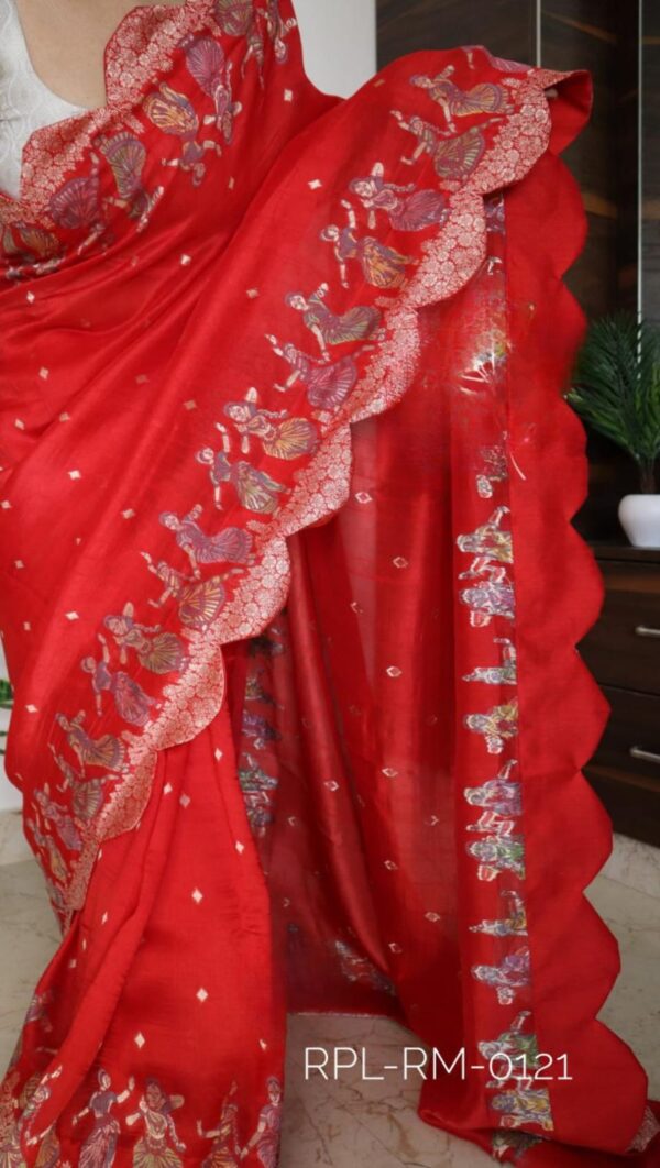 Pure Tussar silk sarees - Image 8