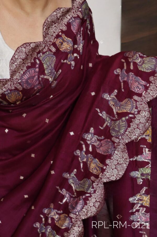 Pure Tussar silk sarees - Image 5