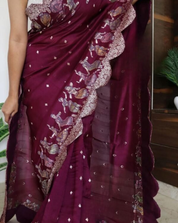 Pure Tussar silk sarees