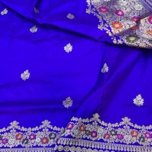 Pure Banaras katan silk handloom saree