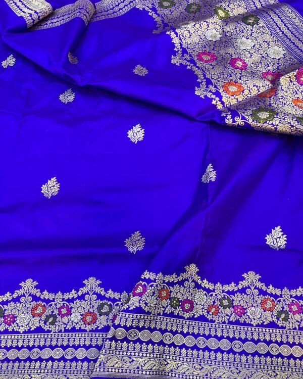 Pure Banaras katan silk handloom saree