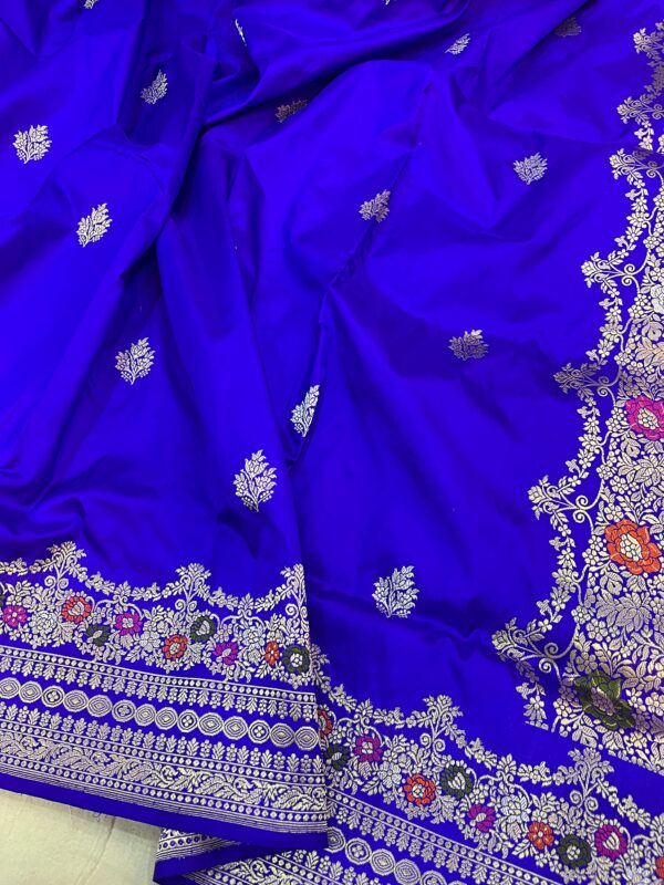 Pure Banaras katan silk handloom saree - Image 3