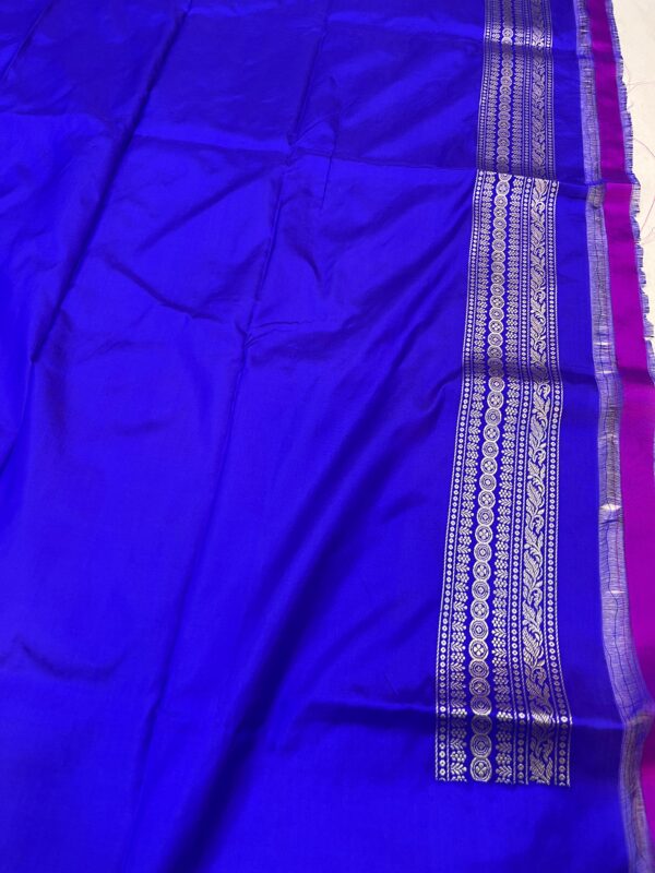 Pure Banaras katan silk handloom saree - Image 2