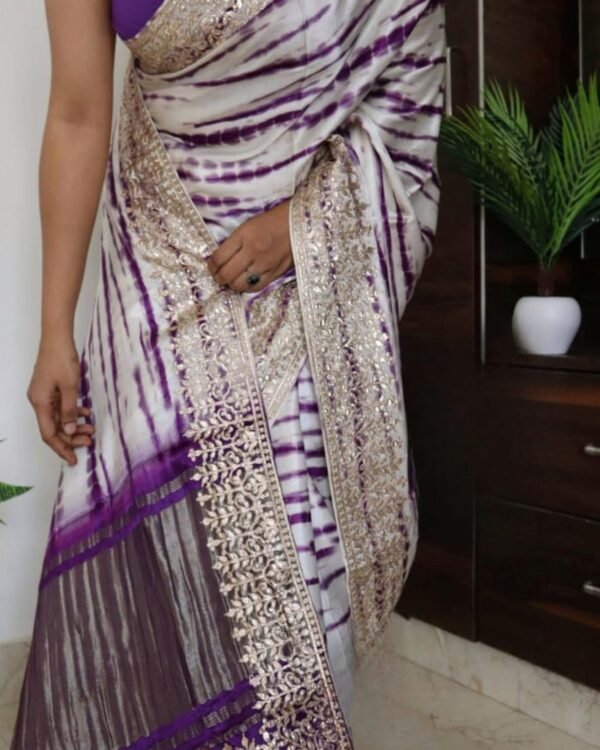 Pure Gajji silk saree