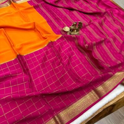 Special Pure crepe Mysore silk sarees Pure crepe Mysore silk sarees